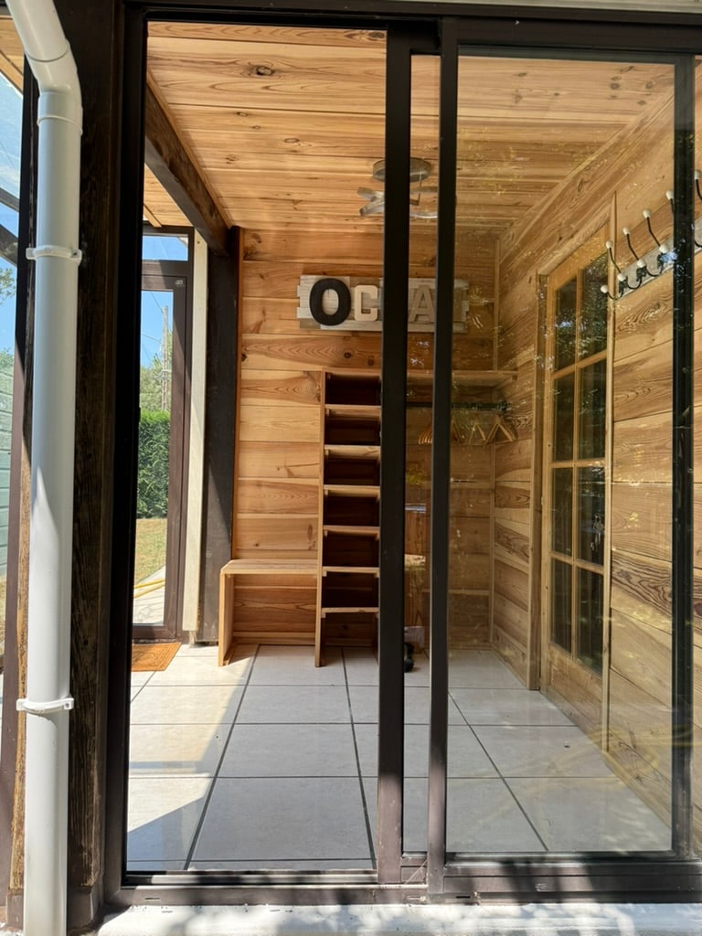 Mezzanine cosy en bois - Maison Biscarrosse Lac avec Jacuzzi